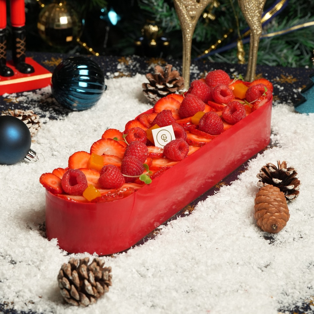 N- Bûche Passion Fruits Rouges